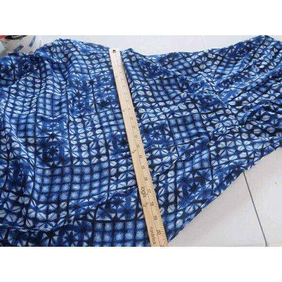 TOMMY HILFIGER Women's Island Tile Chiffon Maxi Dress Size 2 - Picture 9 of 12